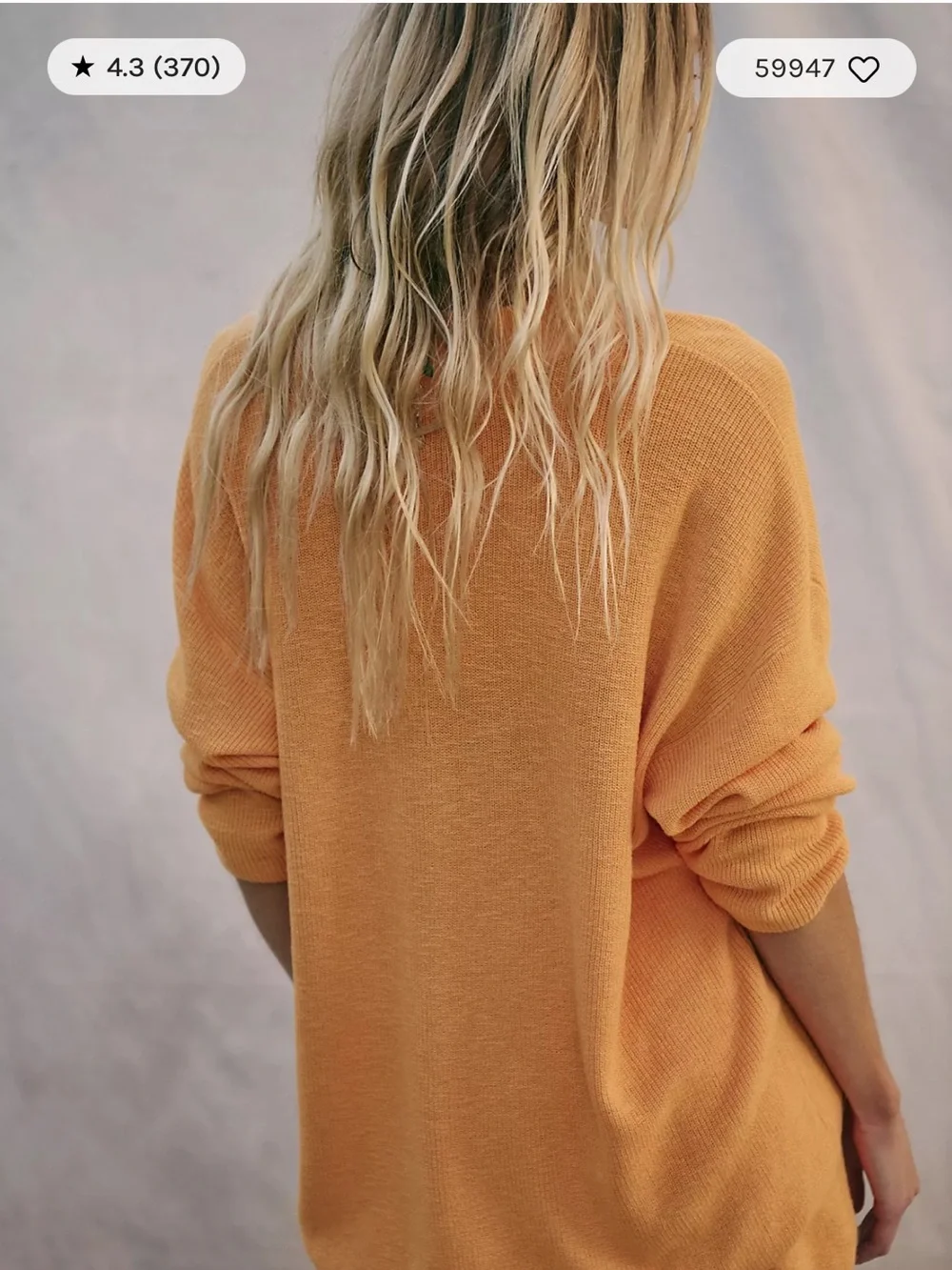 NWOT Free People Malibu Solid Surf Cozy Knit Sweater Set Mustard